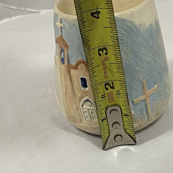 Vintage 1976 Pottery vase St. Francis Santa Fe, NM signed Ruben OMontoya de taos - Picture 8 of 9